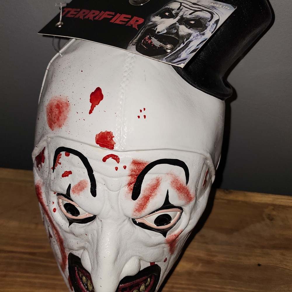 Halloween Art The Clown Bloody Adult Mask New - Picture 3 of 5